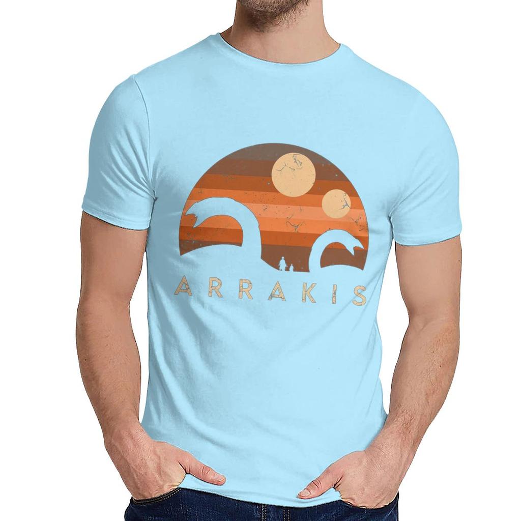 Sci Fi Movie Arrakis Sandworm Nice Cotton T Shirt Unique Design Classic Round