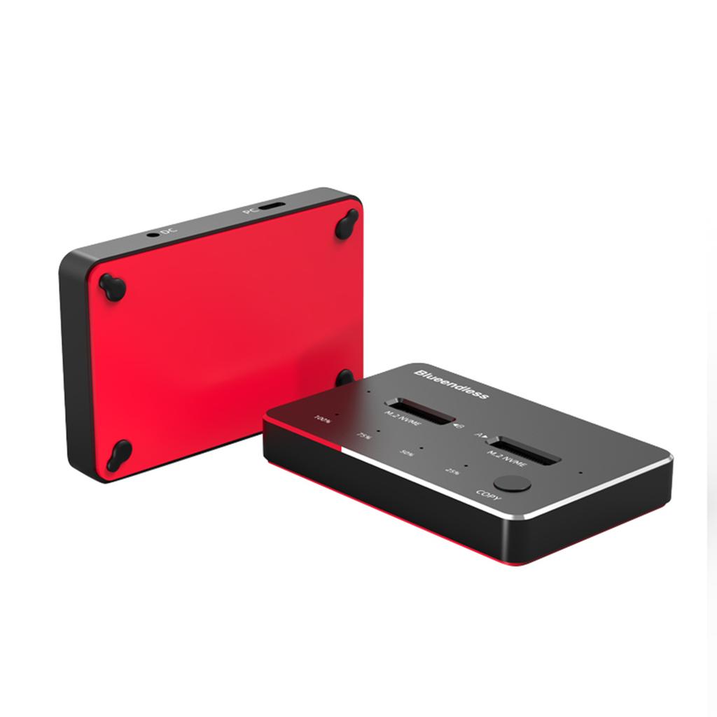 Stacja Dokująca NVME Duplikator SSD M.2 NVME+NVME Obudowa Dysku Półprzewodnikowego