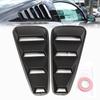 2PCS Car Modification Side Window Louver Vent Intake Panel For 2005-09 Ford Mustang