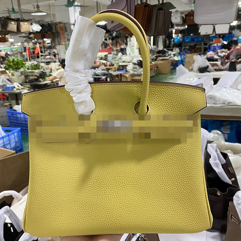 Leather Bag Classic 30 20 25 Platinum Bag Top Cowhide Premium Handbag Wedding Bag Women