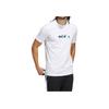 Adidas Logo Pattern Running Fitness Crew Neck Short Sleeve T-Shirt Men Tops White HE4839
