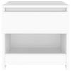 VidaXL Table de chevet Blanc 40x30x39 cm Aggloméré 803443