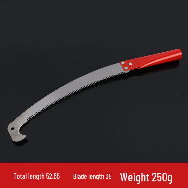 

Изогнутая садовая пила-крючок — инструмент для одинарной/двойной обрезки плодовых деревьев и деревообработки.