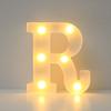LED Letter R Lamp 16.5 Cm Battery-Powered Table Wall Decoration for a Party