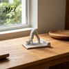 Decorative Phone Holder 3D Printed Yoga Pose Figurine, Universal Mobile Widened Base Stand, Desktop Decoration Ornament for Home Office