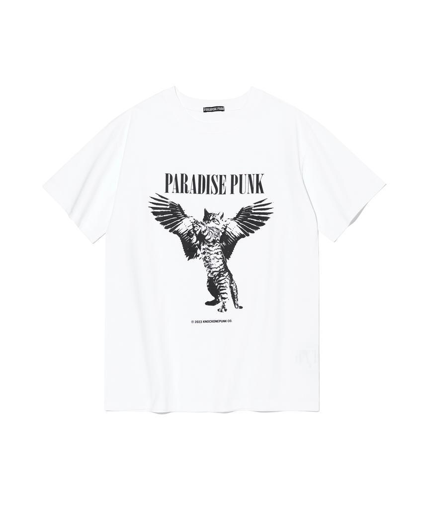 Nagwonpeongkeu Cat Punk T-Shirt [White]