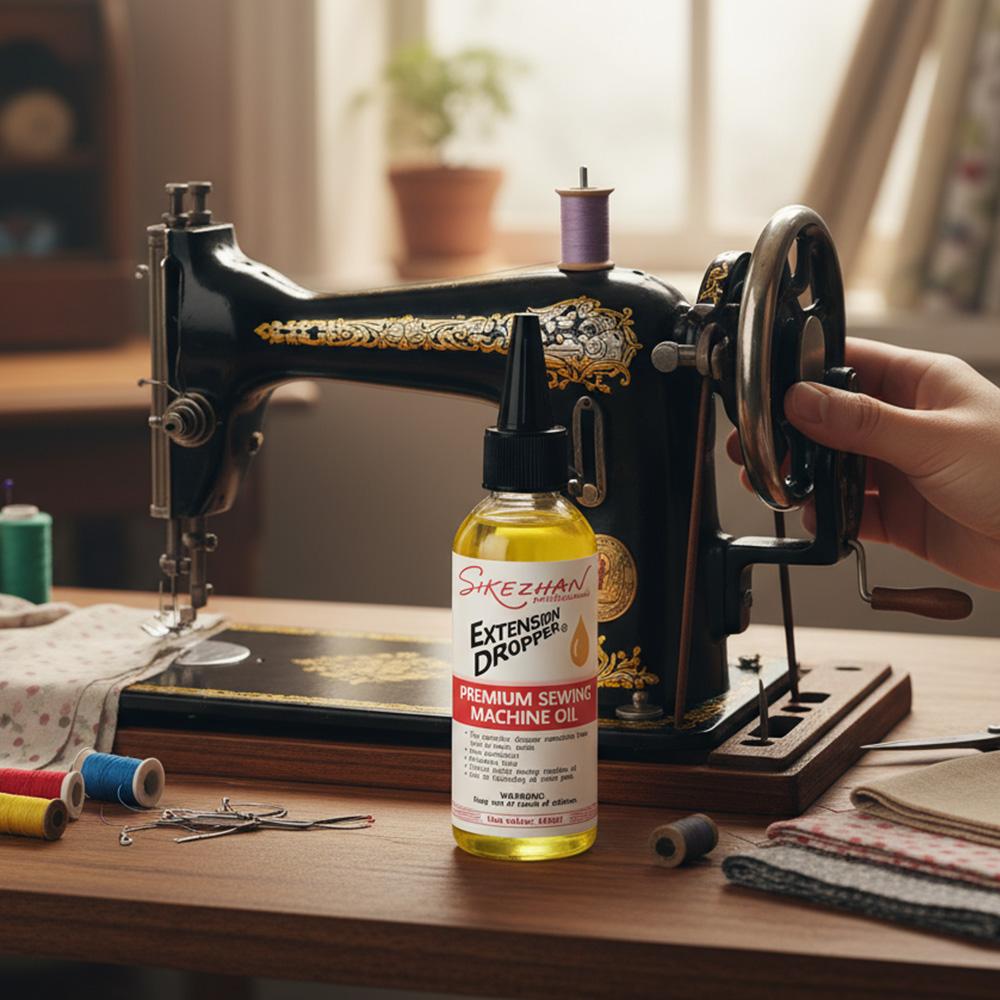 Olio Lubrificante Multifunzione Speciale per Macchine da Cucire 100ml Cerniere Porte Serrature Casa Macchine da Ricamo Applicazioni Olio