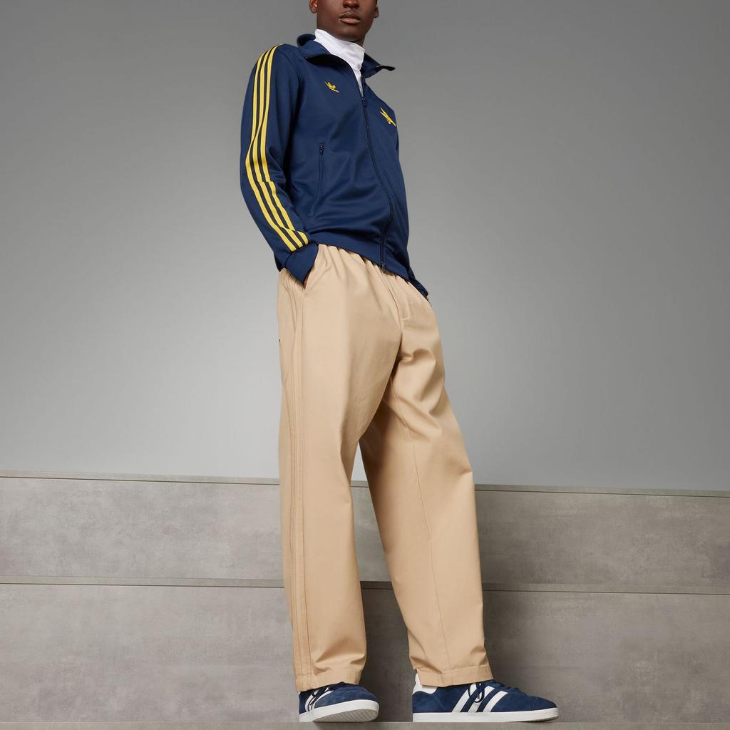 Adidas Originaler Arsenal Beckenbauer Treningsjakke Herre Topper Collegiate-Navy Tribe-Yellow IK8711