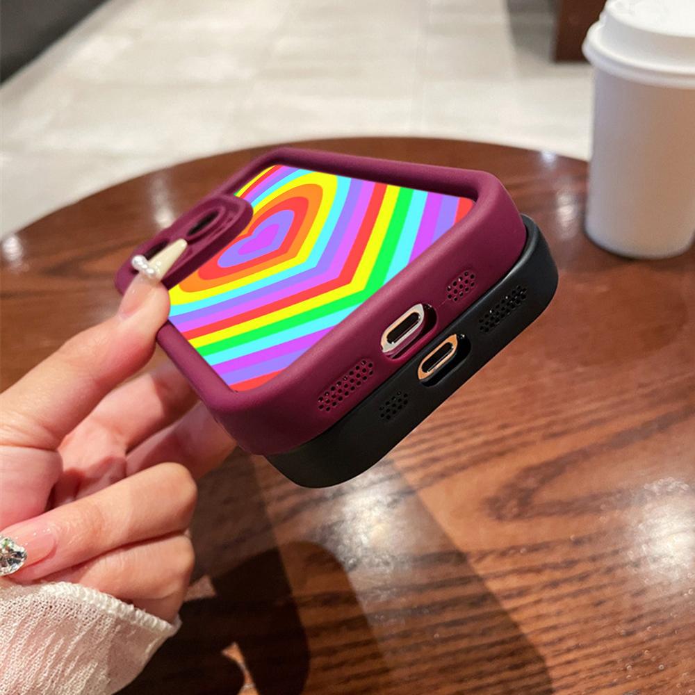 Ae93 Rainbow Art Design Protective Phone Cases for iPhone 13 14 15 Pro Max XR infinix Hot 40i 30i Tecno Camon 30 20 Pro Angel Eyes TPU Back Cover