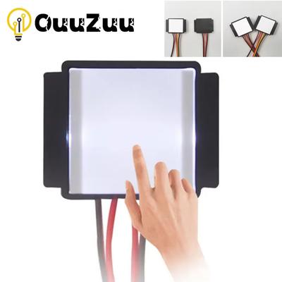 Interruttore touch a specchio DC 12V 24V Sensore specchio da bagno Specchio per il trucco LED monocromatico tricolore Interruttore di oscuramento senza elettrodi Regola