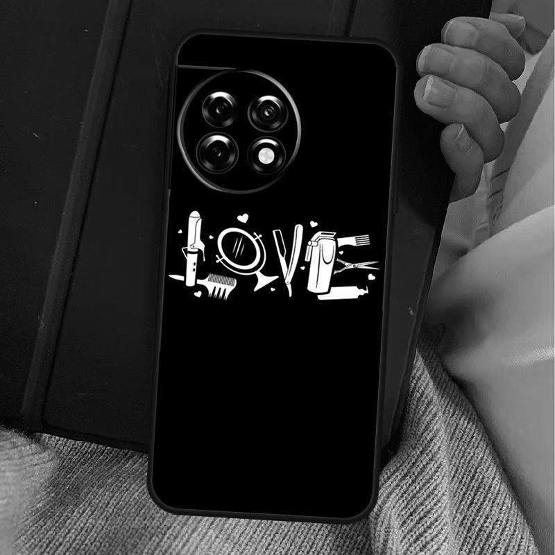 Barber Shop Hair Stylist Tools Case For OnePlus 13T 10T 8T 10R 12R 13R 15 13 12 11 10 9 Nord CE 5 2 3 4 Lite N20 N30 Cover