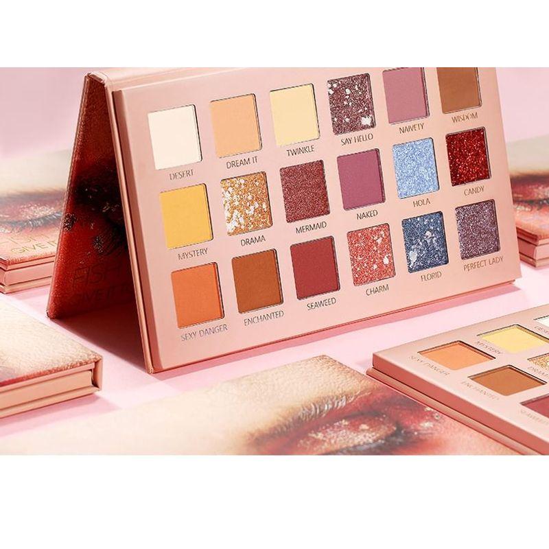 Pudaier - Fish Scale HD 18-Color Eyeshadow Palette