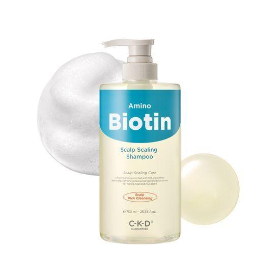 CKD Amino Biotin Scalp Exfoliating Shampoo 750ml