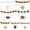 Ghost Ghost Paper Banner Bat Pumpkin Skull Pendant 7 Styles Halloween Paper Latte Art  Scene Layout