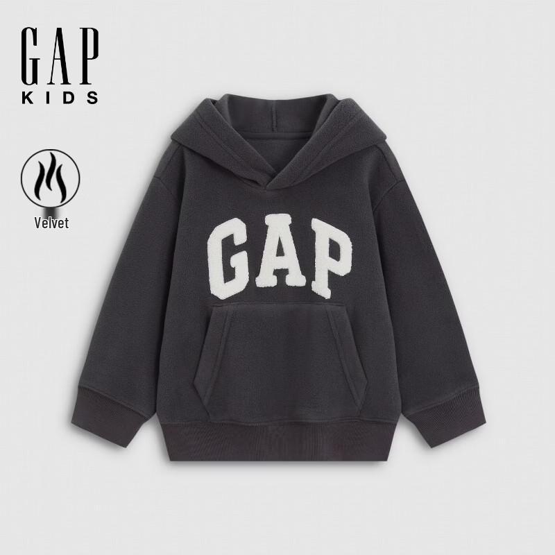 Gap Toddler Boys' Fleece-Lined Logo Hoodie