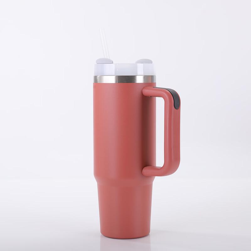 

Changqi 30oz Stainless Steel Insulated Tumbler with Straw and Handle