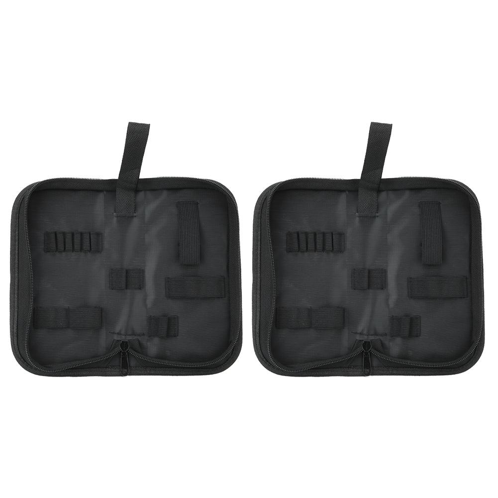 2 pezzi multifunzionale strumenti di riparazione orologi accessorio liscio borsa portaoggetti con cerniera