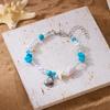 Bohemia Starfish Conch Beads Bracelet For Women Handmade Irregular Crystal Stone Beaded Bracelet Summer Beach Party Jewelry Gift