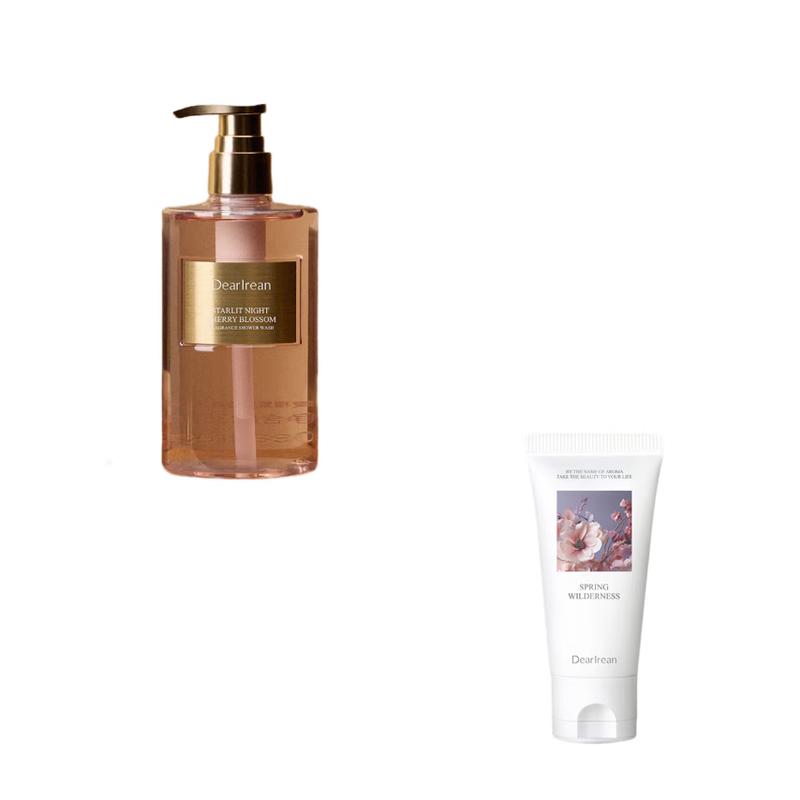 

Dearlrean Sakura Stars Moisturizing Shower Gel & Body Lotion Set