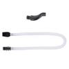 57cm Long Flexible Plastic Tube with A Mouthpiece Replacement Parts for Pianica Melodica