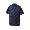 Colantotte Sports Functional Mock Neck Size and Shirt, All-Over Print, Navy, M, Men's Women's