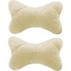Car Headrest Pillow, 2PCS Soft Comfortable Vehicle Neck Pillow Cushion, Head Rest Pad Accessories For Driving Fatigue Relief, Universal Car Interior