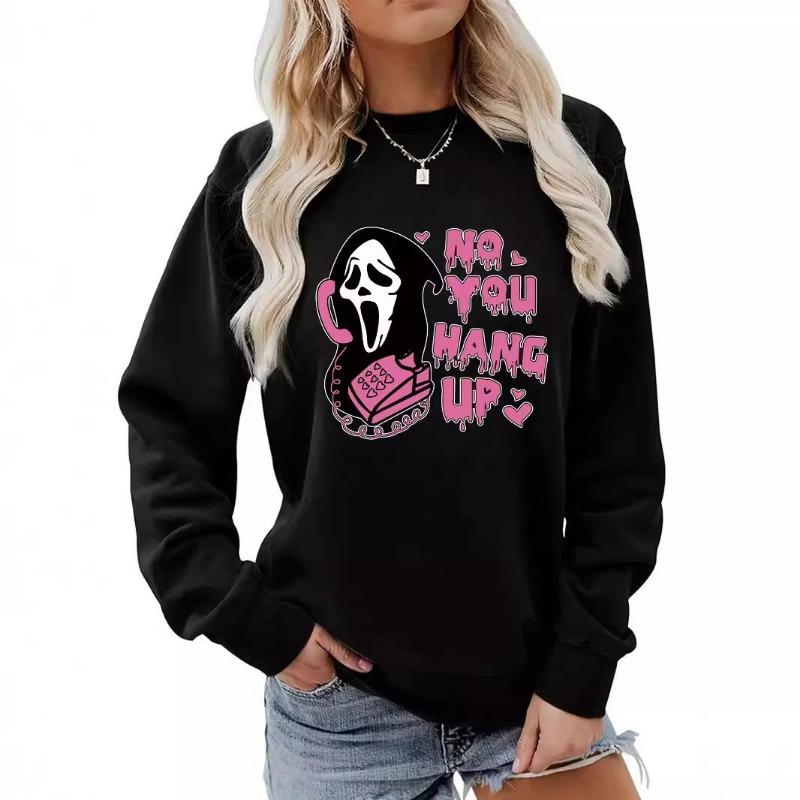 Autumn Winter Thin Velvet 2D Sweatshirt Women's Digital Printed Pullovers Female Element Hoodies