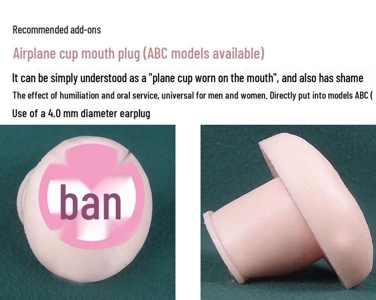 Anti-Vomiting Kinky Mouth Gag for Men - Four Love Tools