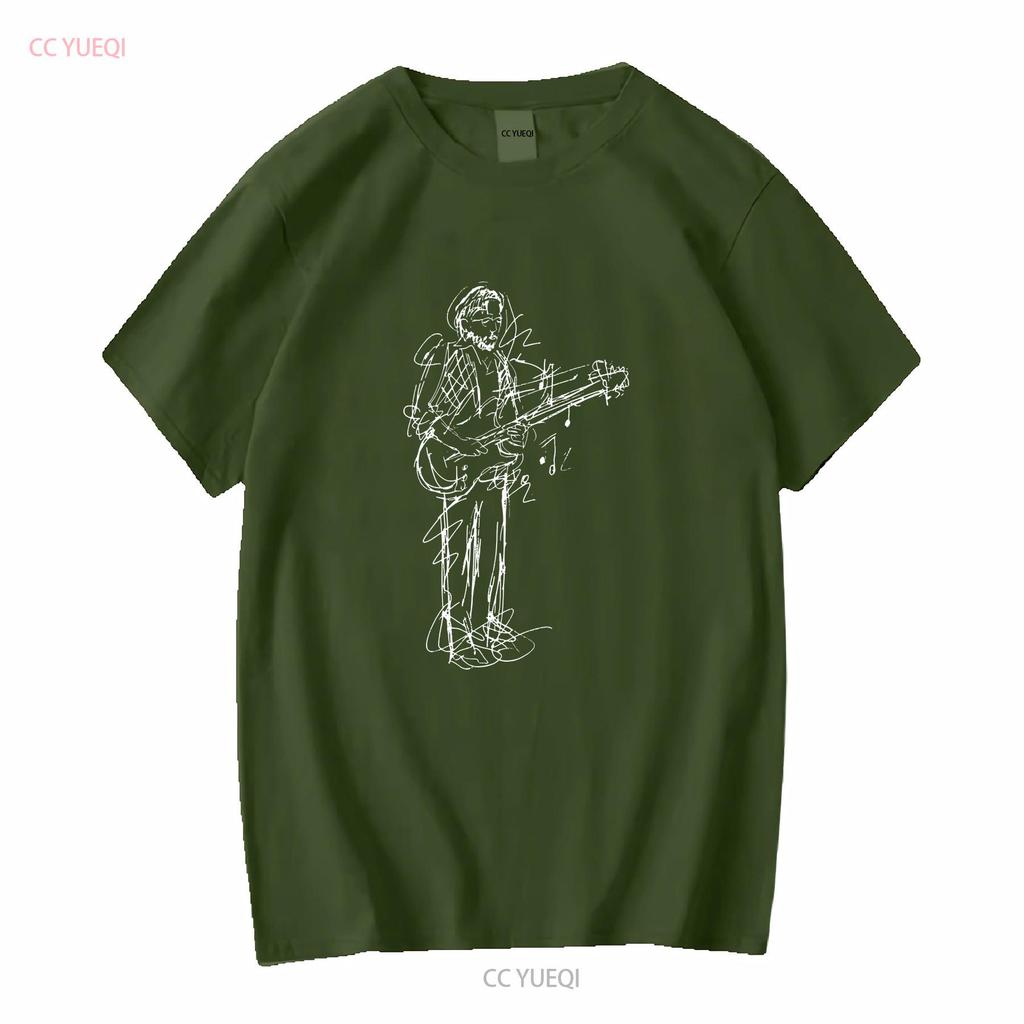 Eric Clapton Rock T Shirt Mens s for men Fairwear Approved Cotton long or short sleeves vintage Washed Breathable Stretched