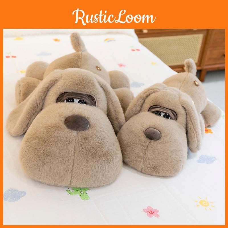Bees Big Eyed Dog Plush Toys For Children Office Sleeping Stuffed Gift Doll