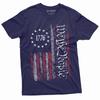 We the People Tee Shirt 1776 Independence Day 4th of July USA Graphic Flag Tee