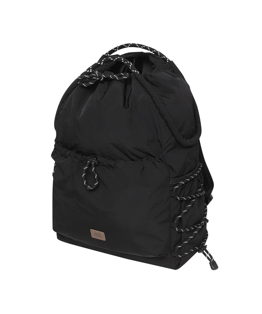 Bibissieoseu Loop Draw Backpack Black