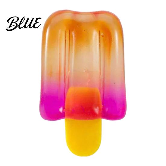Ice Stick Decompression Toy Colorful Squeeze Stress Relief Simulation Cream Sensory Reliever Ball Hand Exercise Summer Party Birthday Gift Fidget