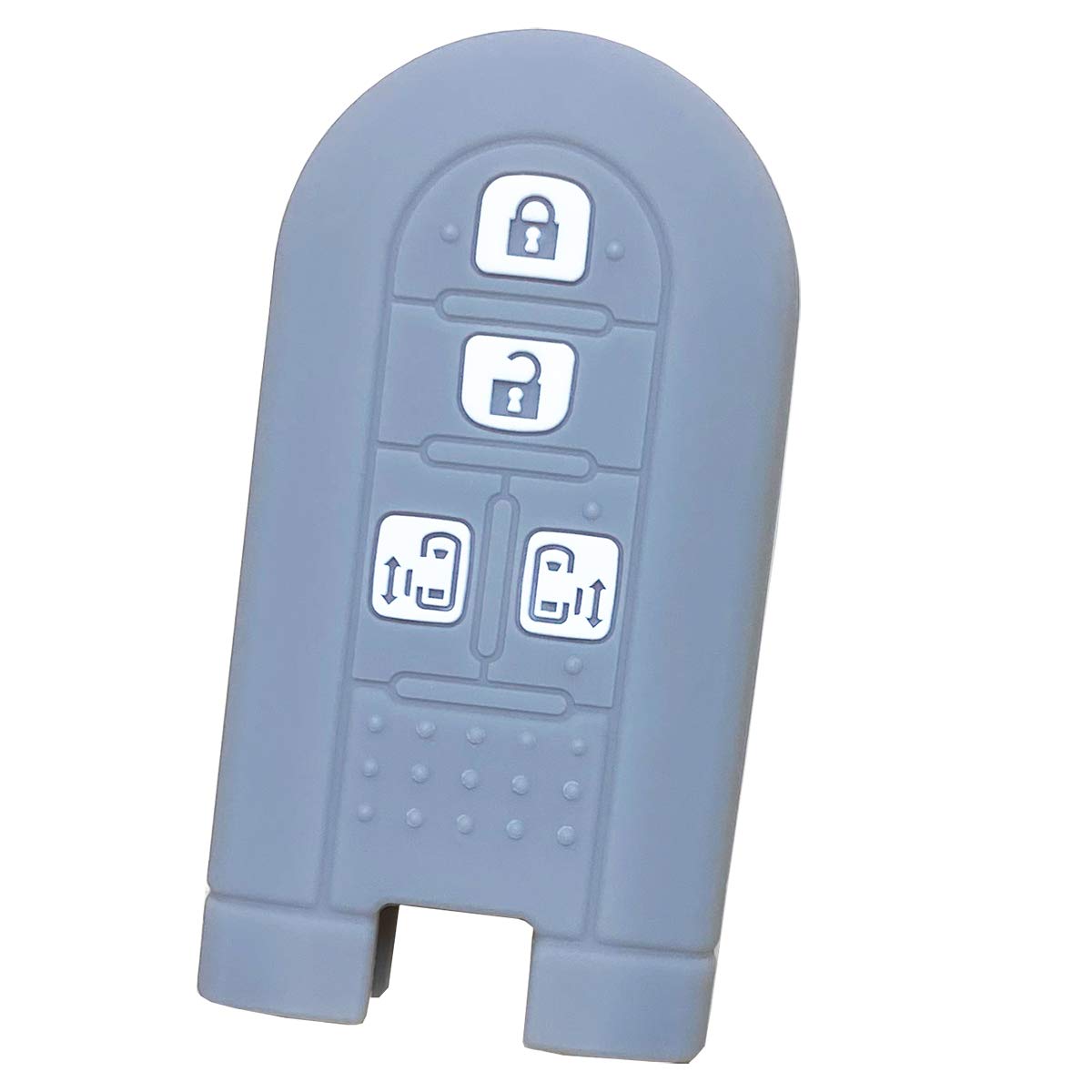 

[ИКТ] Силиконовый чехол для смарт-ключа Daihatsu / Toyota 4 кнопки Серый / Tanto Custom серый