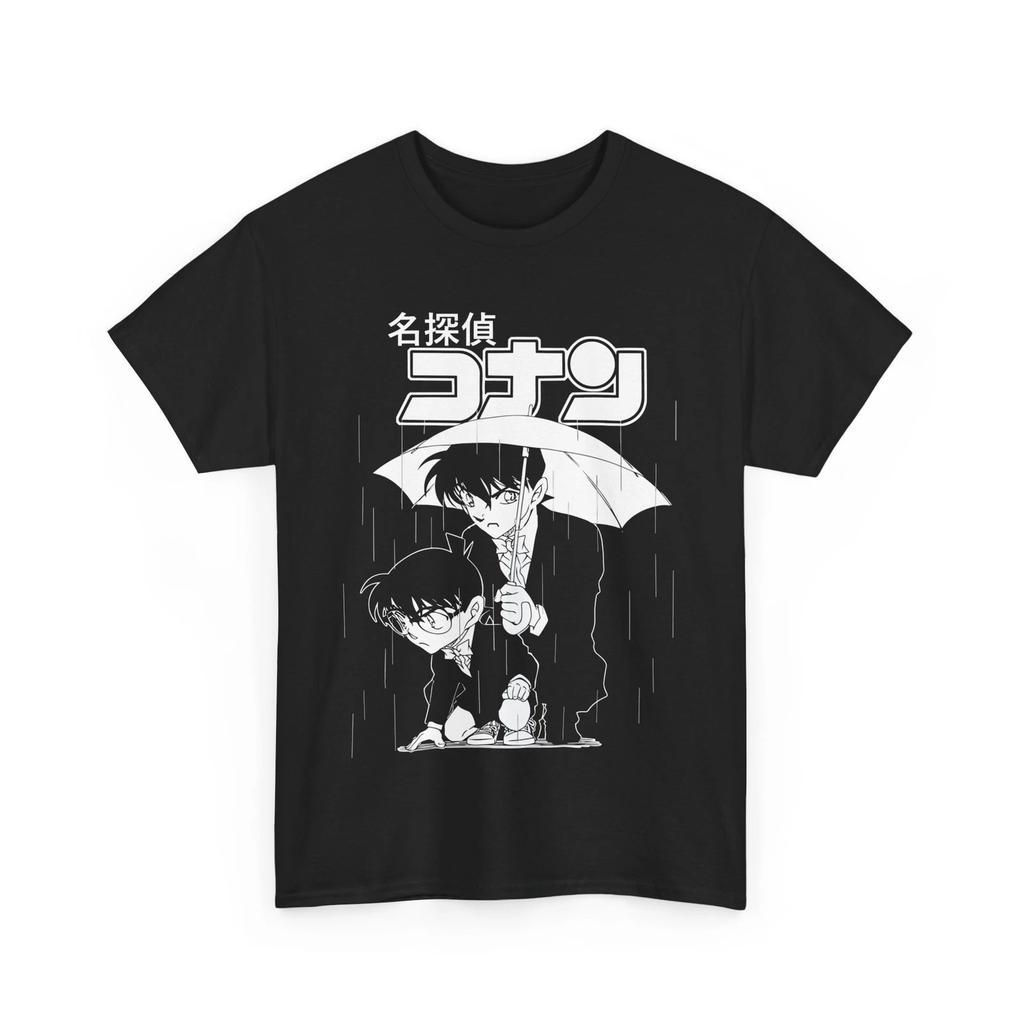 Vintage Detective Conan Anime T-Shirt Japanese Anime Summer New Men's and Women's Streetwear