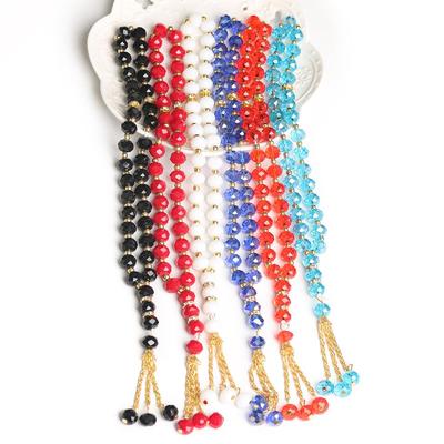 10MM Crystal Prayer Beads, 33 Pcs - Saudi Arabia/UAE Ornaments