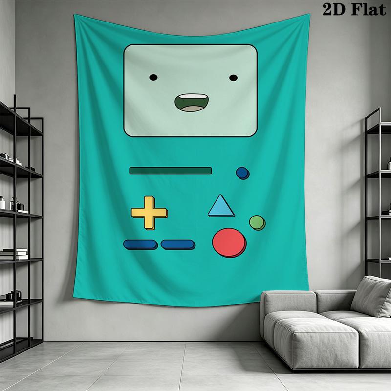 Adventure Time Game Console Pattern Home Decor Tapestry, Wall Hanging, Decorative RV Wall Cloth.MGT0918520