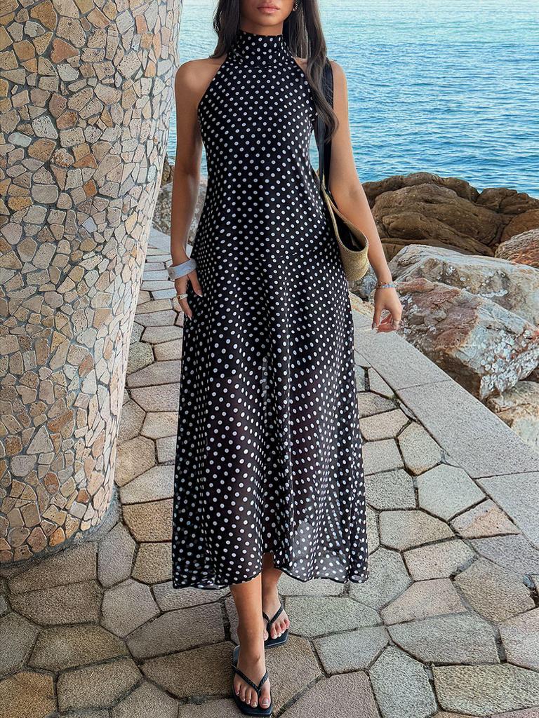 Kai Kuo European & American Polka Dot Halter Dress - Spring/Summer 2026 Collection