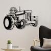 1pc Tractor Metal Wall Art Farm Decor Harvest Festival Gift Weatherproof Garden Fence Garage Sculpture Agricultural Mural