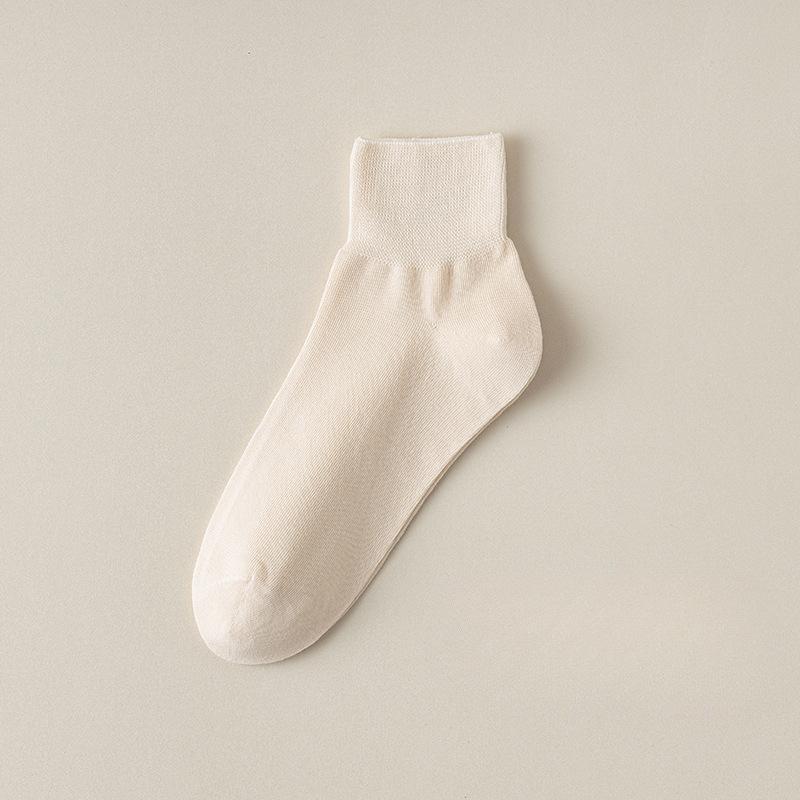 

Женские летние тонкие короткие носки из чистого хлопка, не скатывающиеся свободные носки, женские летние бесшовные послеродовые носки из 100% хлопка 1 pair хаки