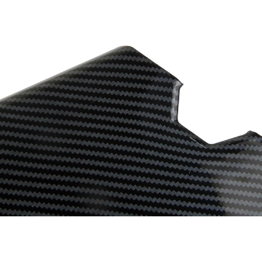 Carbon Fiber Style Front Roof Camera Cover Trim Accessories for Tesla Cybertruck (Bright Surface)