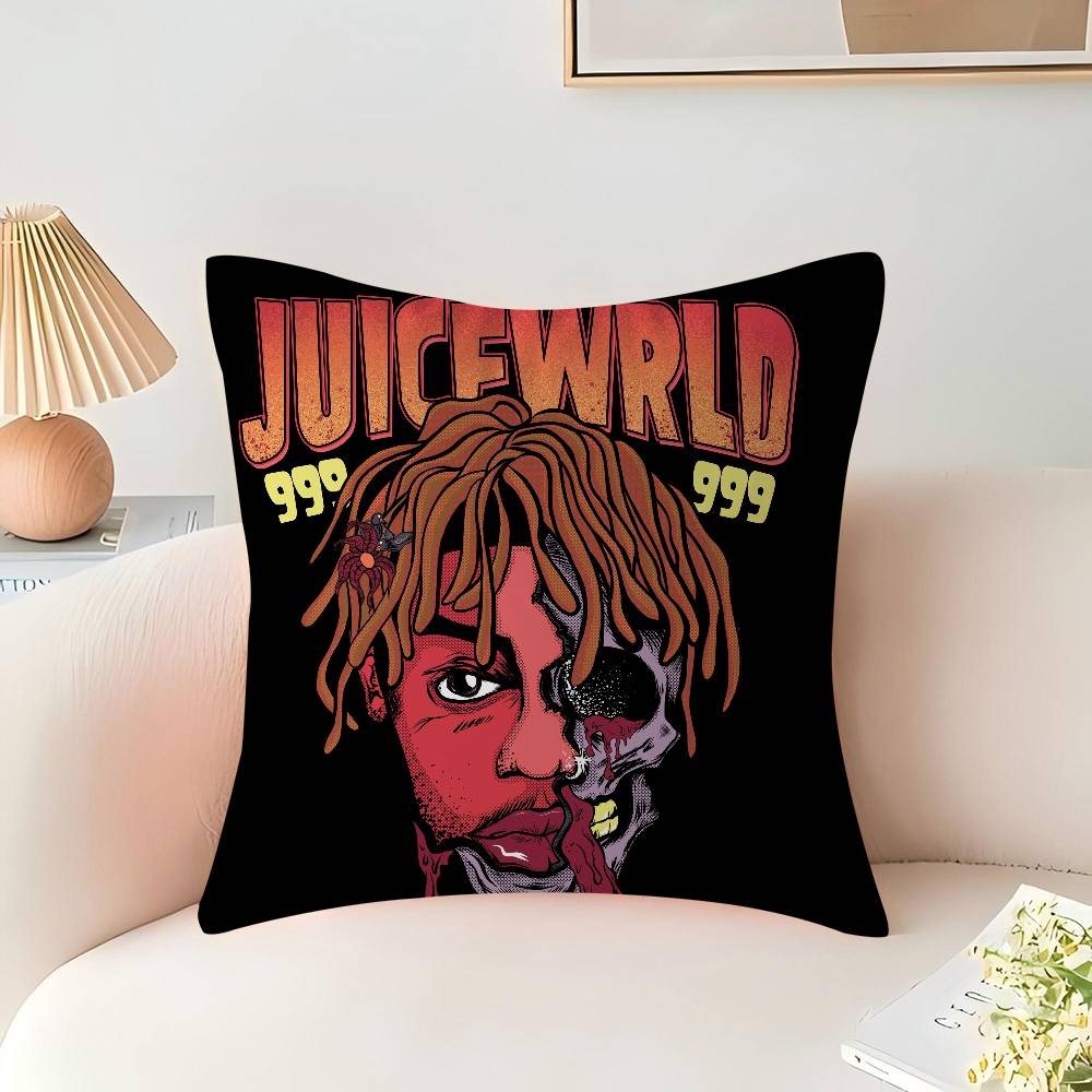 Rap W-WRLD j-Juice Cushion Cover Pillowcase Upholstery Sofa Throw Pillow Home Decor Pillowcas