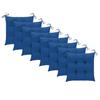 Folding Garden Chairs 8 pcs with Cushions Solid Acacia Wood