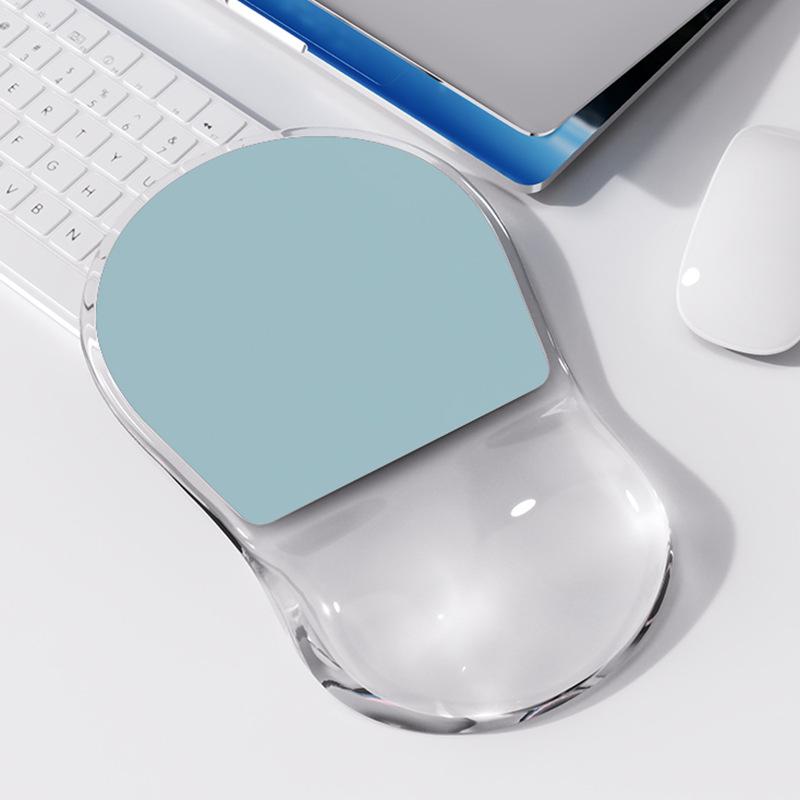 

Облегчение боли в запястье Эргономичный коврик для мыши Поддержка запястья Домашний компьютер Нескользящая силиконовая резина Мягкий коврик для мыши Настольный Офис