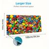 M&M's Custom Name Large Size Mouse Pad Large Gaming Table Cushion Non-slip Laptop Tablet Big Mousepad XXL Mat Mini PC Playmat With Lock edge