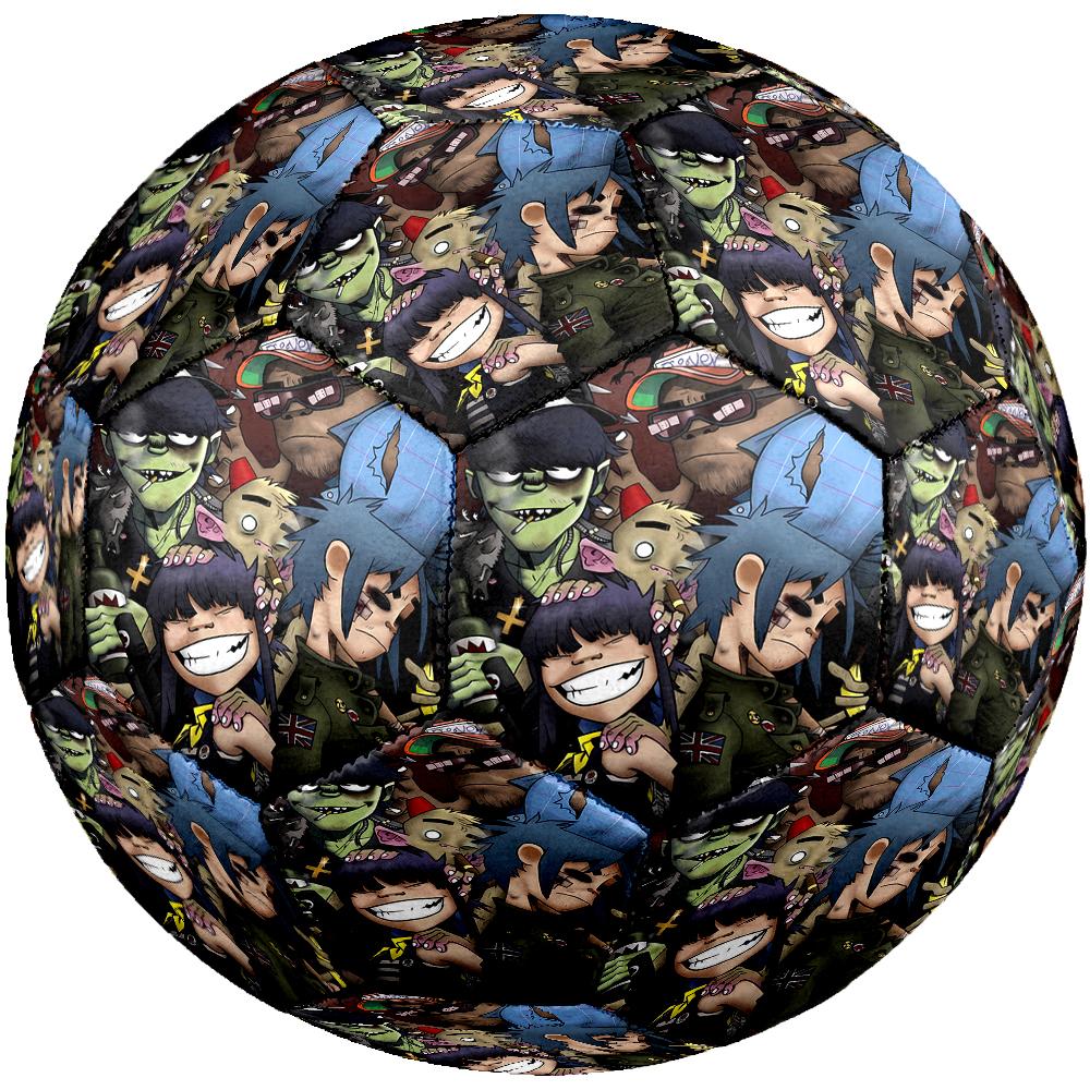 Gorillaz Theme Size 5 Soccer Ball, Suitable for Both Indoor and Outdoor Matches, a Gift Suitable for Everyone.