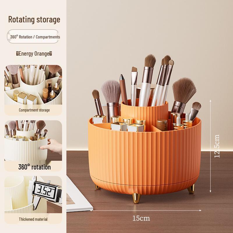 Cosmetic Organizer: Makeup Brush, Lipstick, Eyeshadow & Stationery Storage Tube