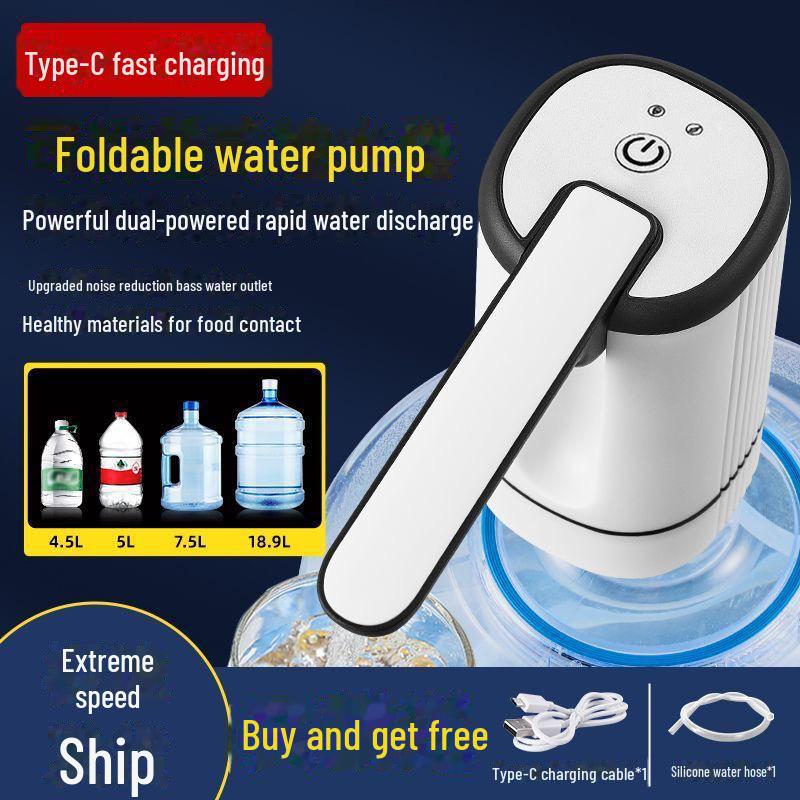 Bomba Dispensadora de Agua Eléctrica Plegable para Agua Embotellada