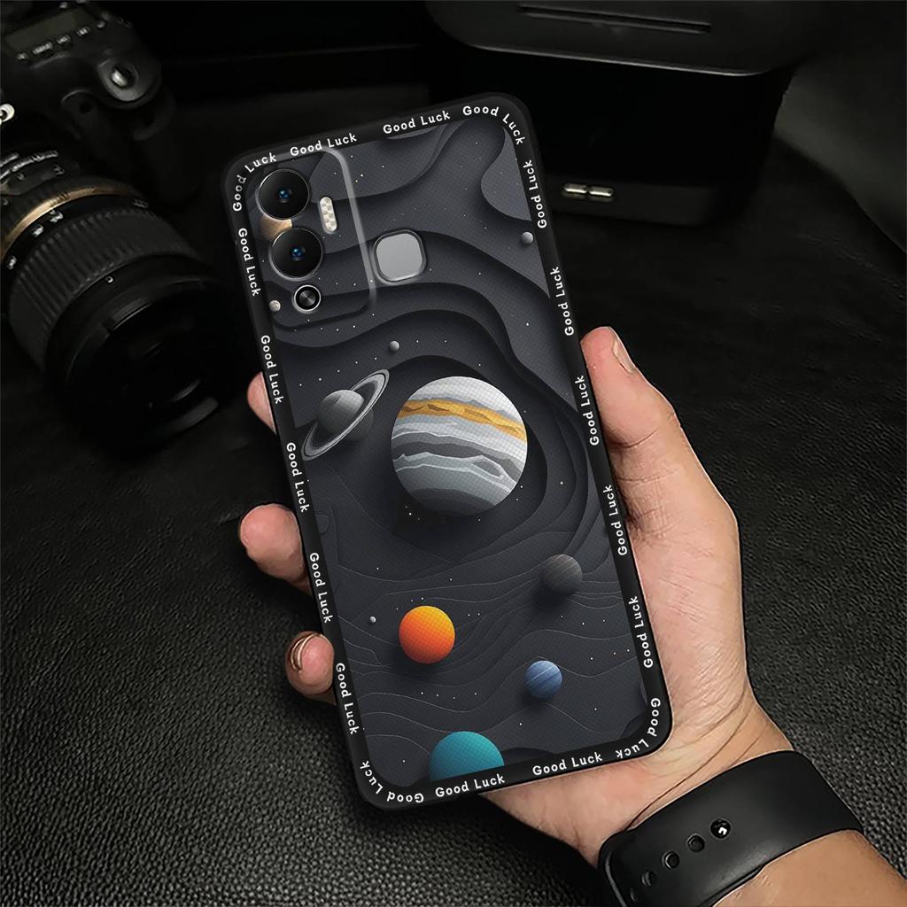 Anti-knock TPU Phone Case For Infinix Hot12 Play/NFC/X6816C Full Wrap Shockproof Cute Cover Waterproof Protective