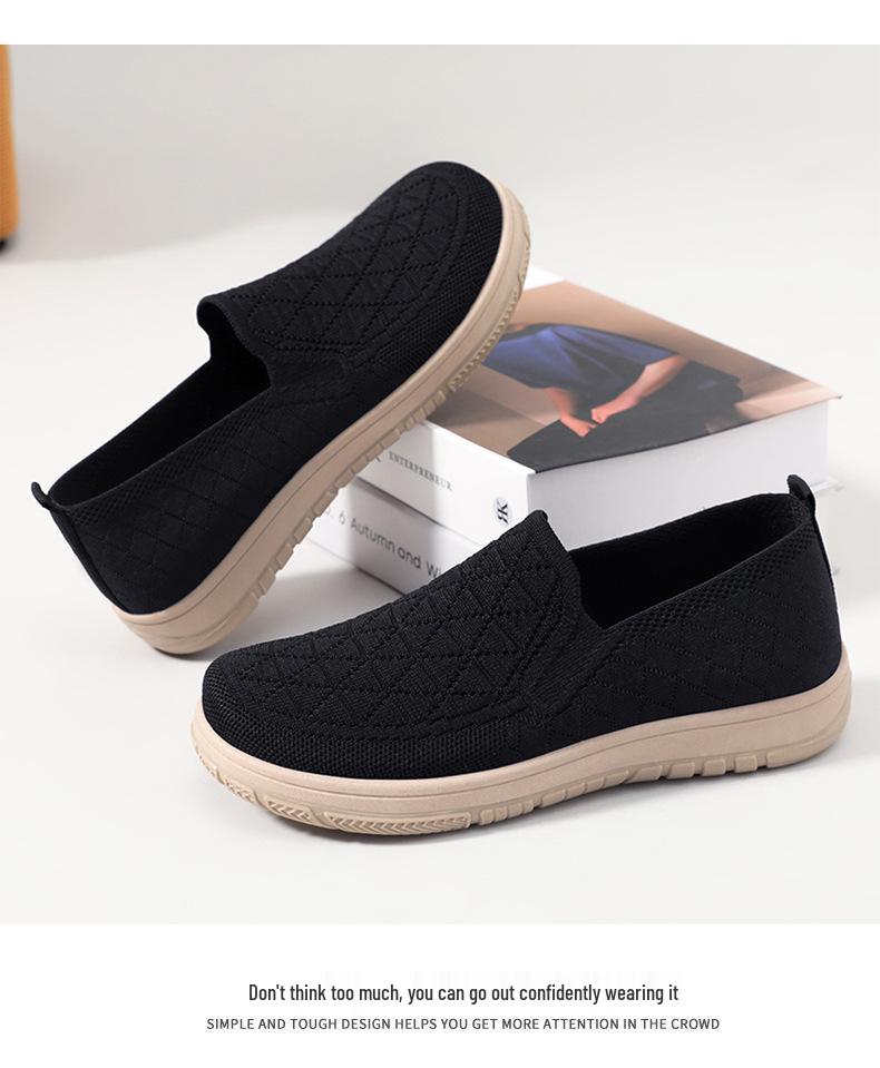Women's Summer Low-Cut Flat Shoes - Soft Sole, Comfortable and Versatile for Moms
